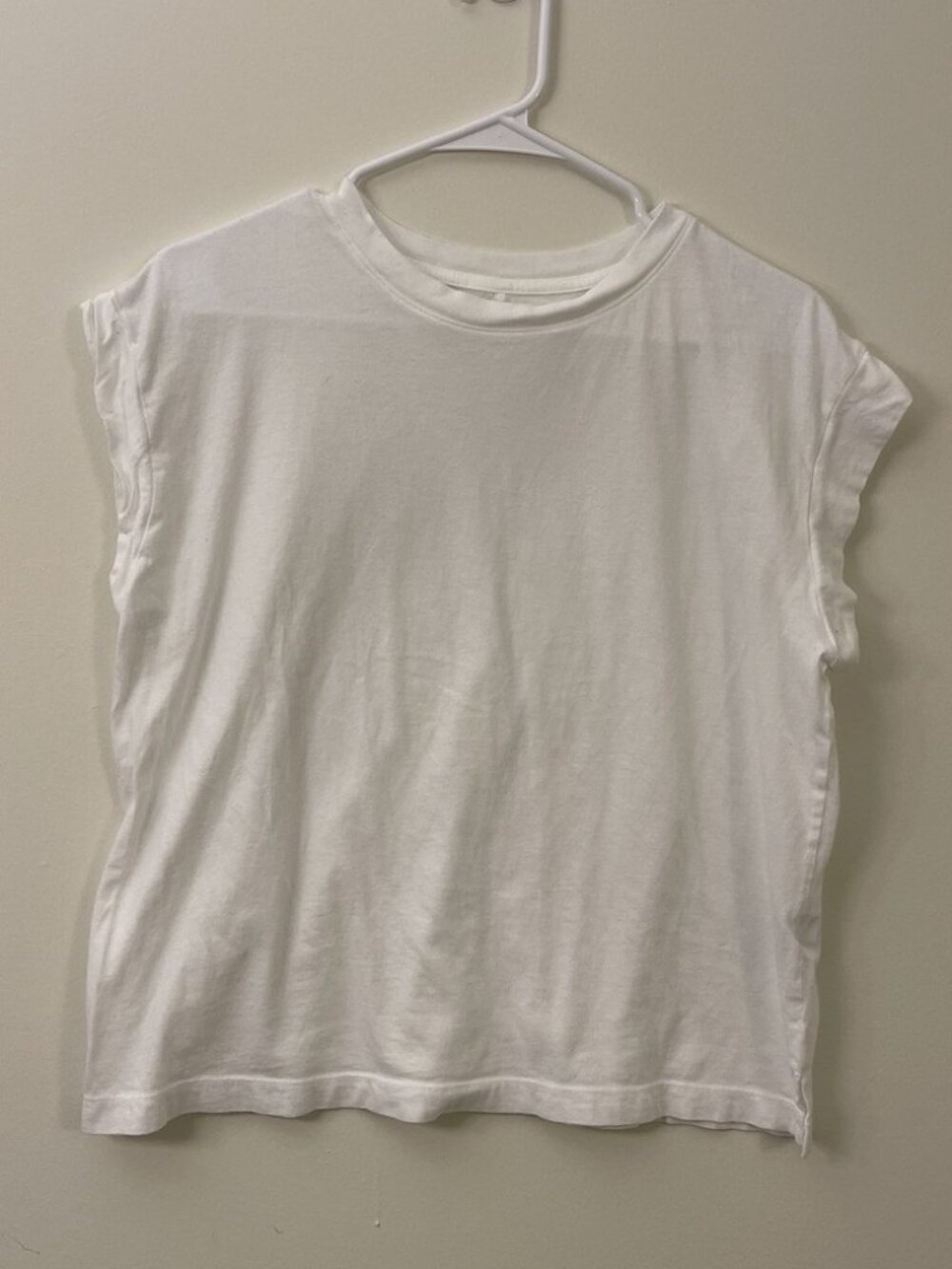 A New Day White Relaxed Short Sleeve Top Size M
